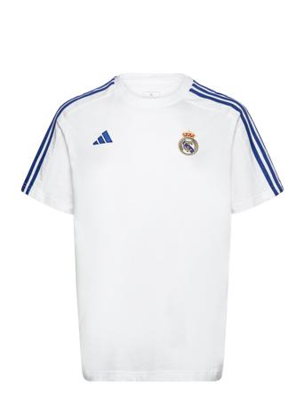 Real Madrid Dna T-Shirt Sport Men Sport Clothing Sport Tops Sport Football Shirts White Adidas Performance