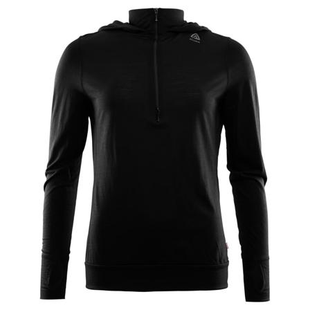Aclima LightWool Hoodie Woman Women base layer tops Black L