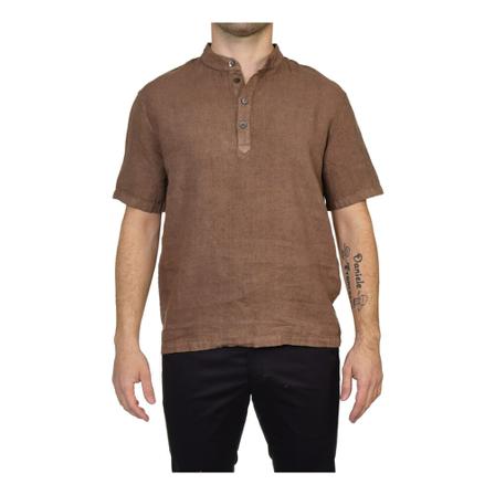 Alpha Studio T-shirt , Bruin , Heren , Maat: M