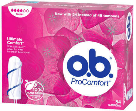 o.b. ProComfort Super tamponger, 54 stk.