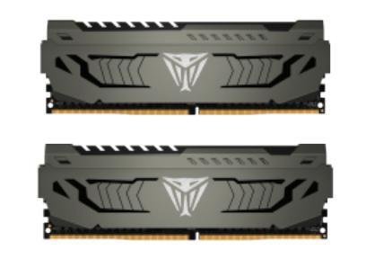 Patriot Extreme Performance Viper Steel - DDR4 - sett - 32 GB: 2 x 16 GB - DIMM 288-pin - 3200 MHz / PC4-25600 - ikke-bufret
