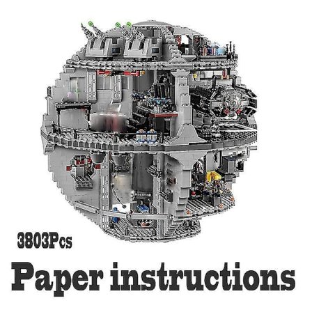 Die 10188 Death Byggesten Klodsmodel Legetøj Kompatibel Med 75159 10143 Jule Legetøj Space Wars Blocks Christmas19074 Papir Manualno Ori