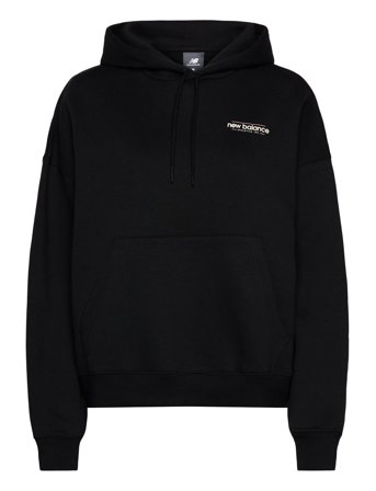 New Balance Reimagined Fleece Oversized Hoodie - Black - S