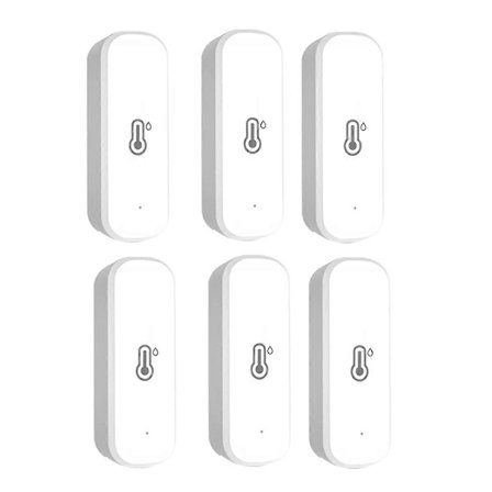 Wifi 3.0 Temperatur- og fuktighetssensor Innendørs Smart Hygrometer Termometer Støtter Alexa Home Tuy_Spesiell Gave