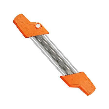 Orange 2 i 1 filhållare för motorsågskedja 3/8" P Ø 4,0 mm