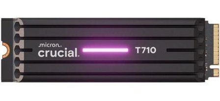 Crucial 2TB T710 SSD with heatsink