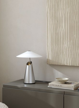 Taido bordlampe H38 - krom