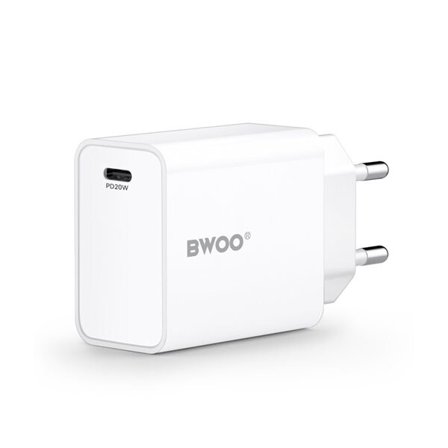 BWOO Vegglader 20W QC med USB-C
