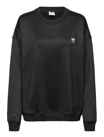 Trefoil Crew Sweat-shirt Genser Svart Adidas Originals*Betinget Tilbud