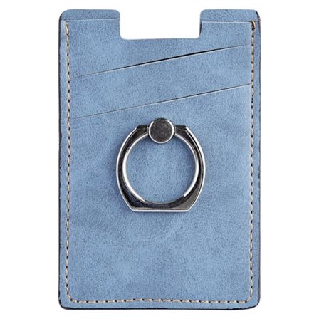 MRC03 Card Holder with Ring Stand for Mobile - Light Blue