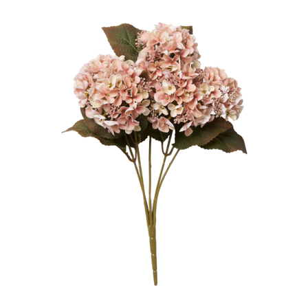 Åhléns Home Konstväxt hortensia 5 st Blommor & växter Rosa ONESIZE