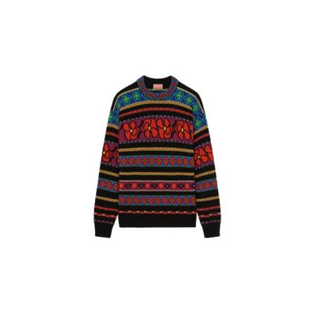 Kenzo - Stickade Tröjor & Koftor - Röd - Dam - Storlek: S, Dam, Storlek: S