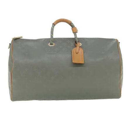 Louis Vuitton Vintage, Pre-owned Canvas travel-bags Grijs, Dames, Maat:ONE Size