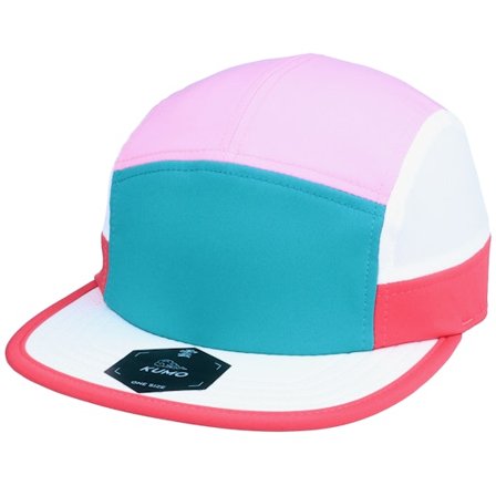 Kumo - Multi 5panel Boné - Cloudfit Green/White/Red/Pink 5-Panel @ Hatstore