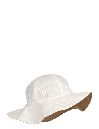 Amelia Reversible Seersucker Sun Ha Solhatt Hvit Liewood*Betinget Tilbud