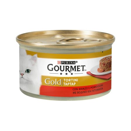 Purina Gourmet Gold Tortini Con Manzo E Pomodori Per Gatti