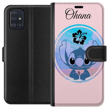 Samsung Galaxy A51 Lompakkokotelo Stitch Ohana