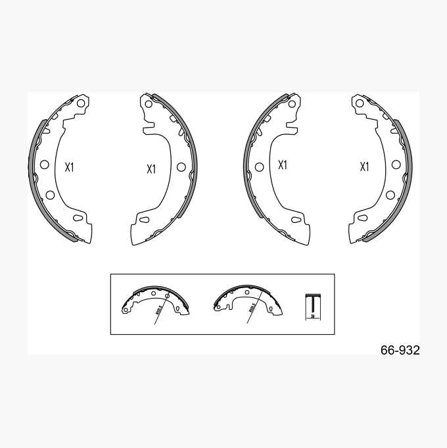 Biltema - Bremseskosett