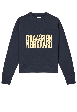 Mads Nørgaard Original Sweat Tilvina Sweatshirt Hoodies & sweatshirts Dam Blå S