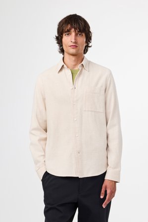 NN07 Arne Shirt male White Cotton