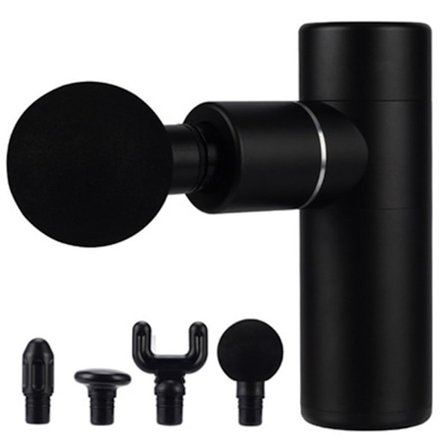 Mini Massage Gun / Massage Pistol (4 Huvuden) Muskelstimulans