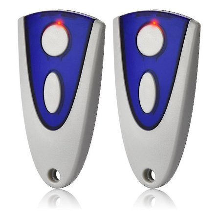 2-pack Novoferm Novotron 502 Max43-2 & Novotron 512 Mix43-2 Autotallin ovenavaajan kaukosäädin - 433.92MHz