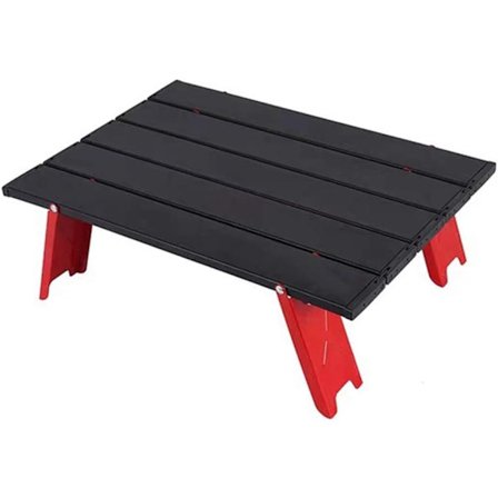 Taitettava, kannettava alumiininen minipöytä retkeilyyn, piknikille, ulkoiluun, matkustamiseen ja rannalle