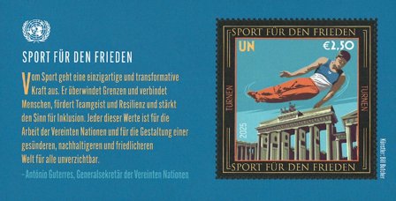 FN Wien - International sportsdag - Postfrisk miniark