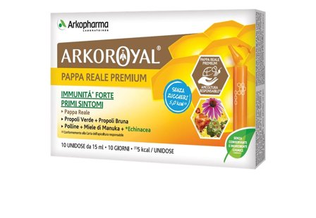 Arkopharma Arkoroyal Immunità Forte Senza Zucchero 10 Flaconcini