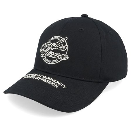 Les Deux - Svart adjustable Keps - Alonso Baseball Cap Black Adjustable @ Hatstore