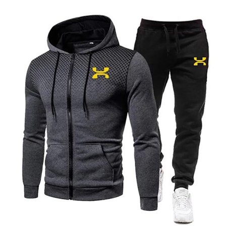 2023 Fashion Tracksuit til mænd Hoodie Fitness Gym Tøj Mænd Løb Sæt Sportswear Jogger Mænds Tracksuit Vinter Dragt Sport