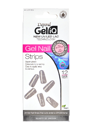 Depend Gel iQ Nail Strips Nagellack Unisex Rosa 1 PCS