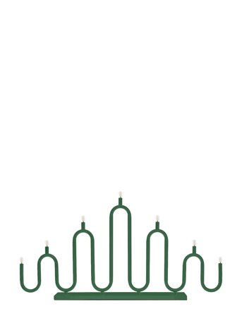 Candlestick Noel 7 Green Globen Lighting