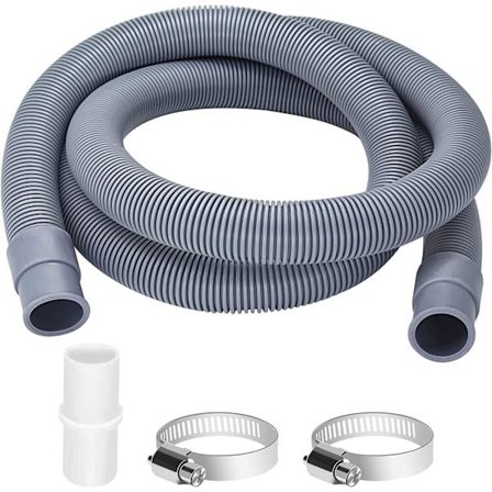 Förlängningsslang för tvättmaskiner, 3M Universal tvättmaskinslang, Förlängningsset för avloppsslang diskmaskin
