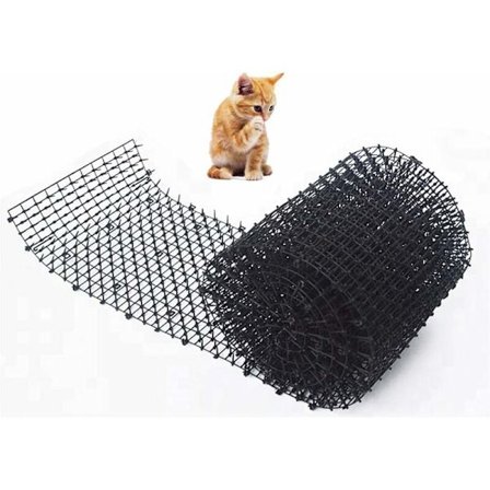 Kattepigge, Katteafvisende, Dyreafvisende, Katteafvisende, Katte, Mår, Hunde, Dyreafskrækkende Pigge (0,7 x 11,8 x 78,7 tommer, 1 stk.)-Fei