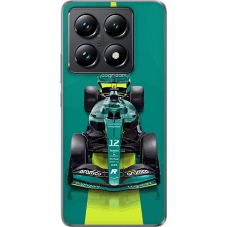 Kompatibel Mobilcover til Xiaomi Xiaomi 14T Aston Martin Formel 1 bil i grønt racerkoncept med moderne studiostemning