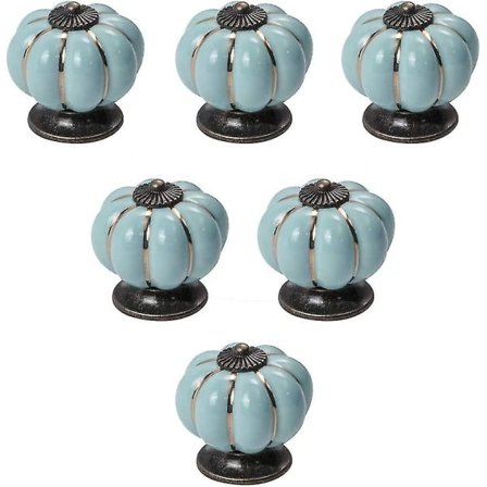 15 st Pumpaformade Dörrhandtag i Keramik för Skåp, Garderober