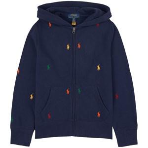 Kids - Ralph Lauren Branded Zip-up Hoodie Navy 10-12 Years - Jumpers and knitwear - 10-12 years - Navy