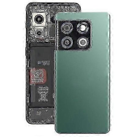 Kompatibelt Oneplus 10 Pro Original Batteri Bakstycke_Present till G (Grön)