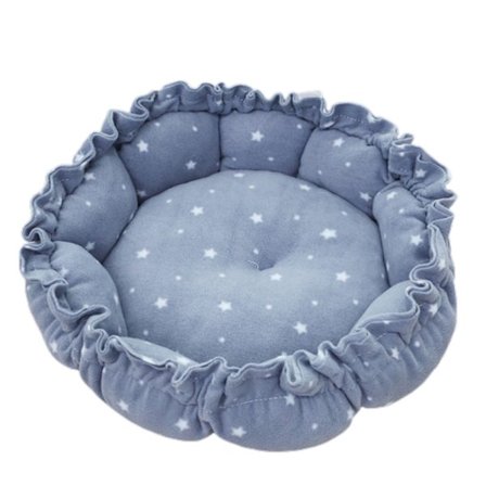 Rund Kattsäng Djup Sovsäng Hund Katt Vinterhus Dragsko Design Husdjursmatta för Kattunge Valp Sovtillbehör