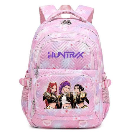 Kpop Demon Hunters Trykket Ryggsekk Studenter Skolesekk Anime Tegneserie Skulderveske for Barn Tenåringer Fans