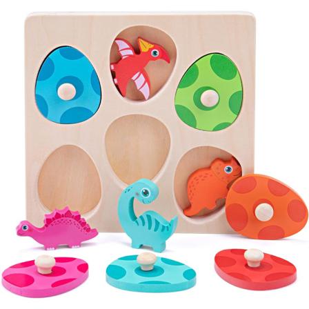 Puslespil fra Jouets en Bois, Jouets Dinosaures og Bois pour Enfants