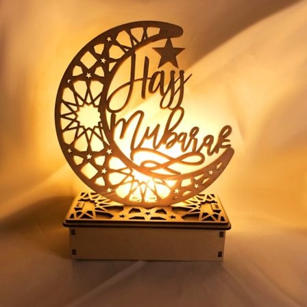 Eid Mubarak Pynt Ramadan Dekoration D D