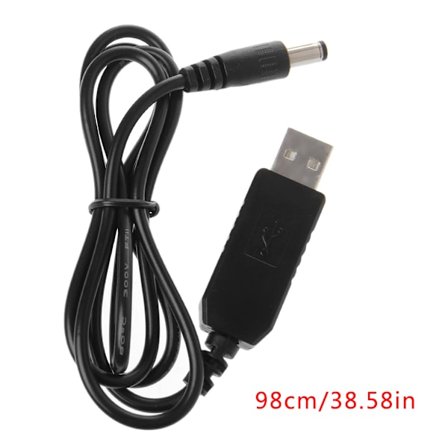 Mirco USB Ladekabel for DC Strømforsyning Adapter Lader Lommelykt for Hodelampe Lommelykt 18650 Oppladbar Bat