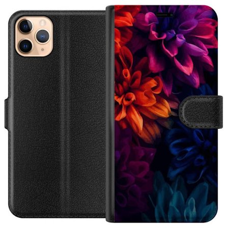 Kompatibelt Lommeboketui til Apple Apple iPhone 11 Pro Max Fargfulle blomster