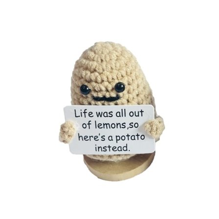 Hauska positiivinen perunatikku nukke 10 10 10