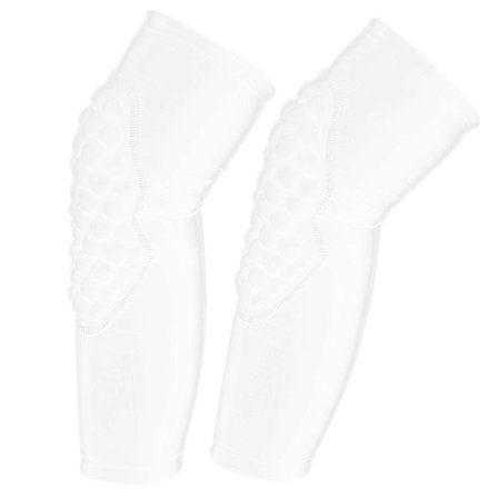 Sport Basketboll Knäskydd Sport Vadderade Knäskydd För Barn Vit