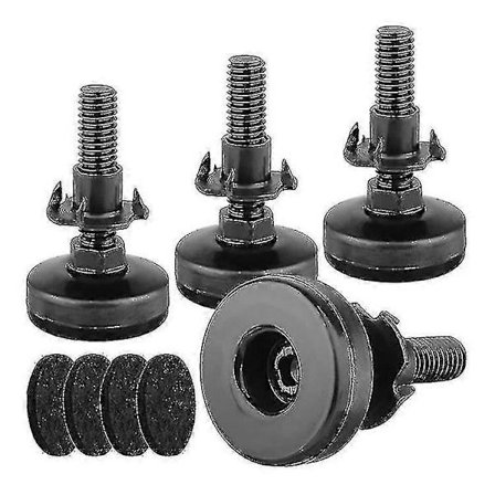 Justerbare møbelføtter, Heavy Duty, Bordben Nivelleringsføtter Justerbar Høyde (4 stk)