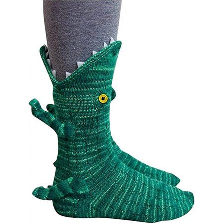 Strikkede gulvstrømper til kvinder, sjove strømper