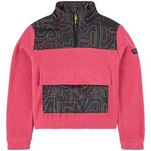 Kids - Fila Pink Sarah Logo Crop Fleece Jacket 170-176cm (15-16 years) - Fleeces and midlayers - 170-176cm (15-16 years) - Pink